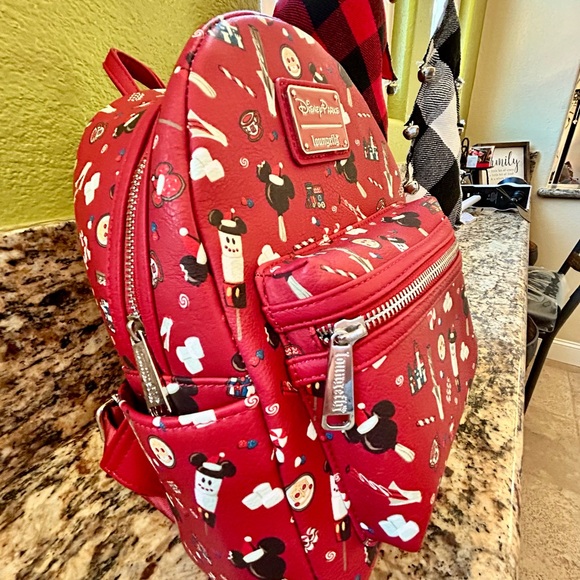 Loungefly Disney “Snacks” Holiday 🎄 Backpack - Picture 2 of 7